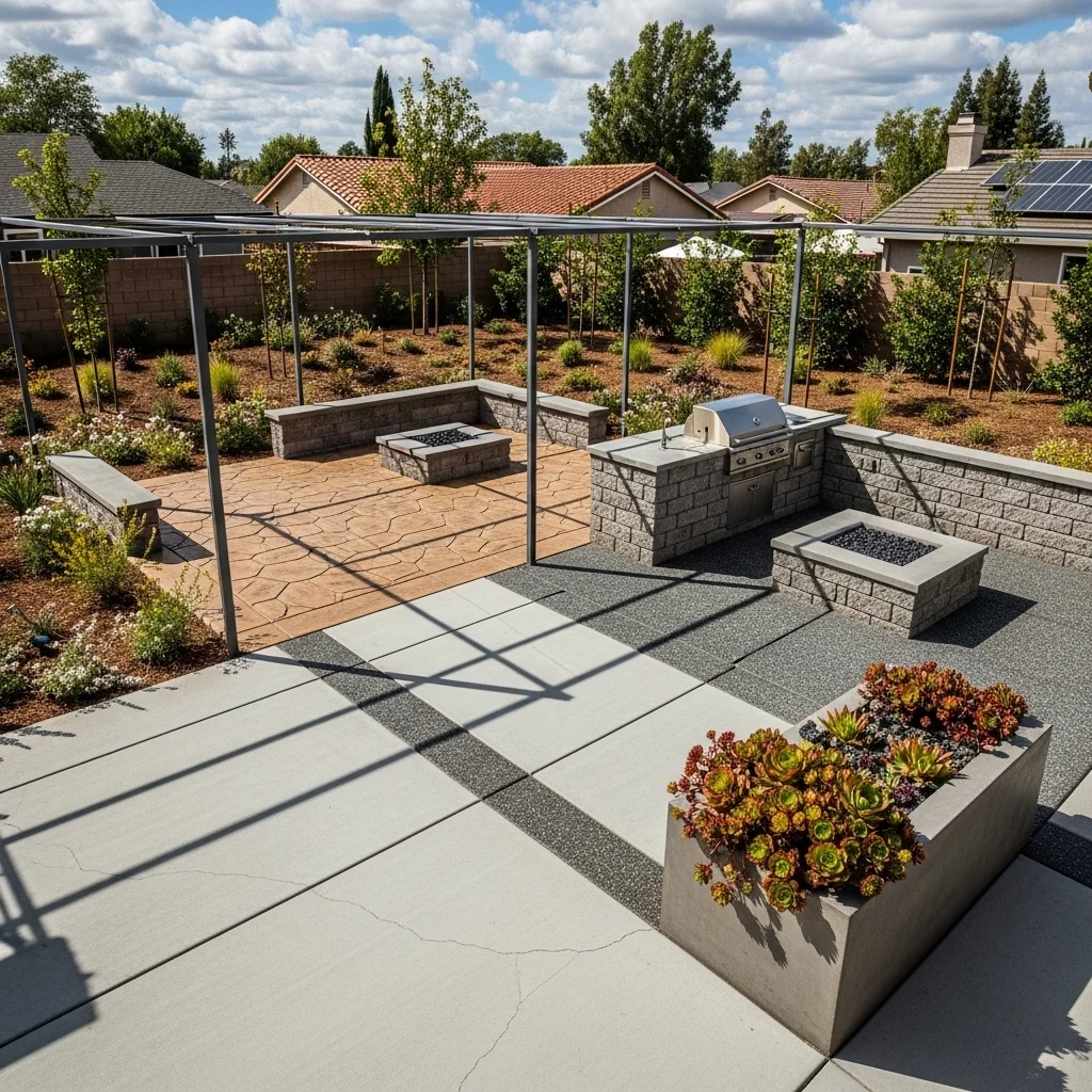 Citrus Heights Concrete patio & foundations